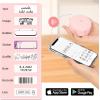 imageHPRT H11 Label Maker with Tapes Thermal Mini Label Printer Bluetooth Wireless for Storage Home Office Classroom Kids Items Organization Compatible with iPhone Android 5 Tapes Includedpink