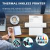 imageHPRT MT866 Thermal Inkless Bluetooth Printer with Case MT810 Portable Printers Wireless for Travel Black