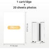 imageHPRT Photo Paper 54 Pieces with 1 Cartridge Suitable for CP4000LCP4100CP6000 Photo Printer Accessories