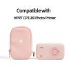 imageHPRT Photo Printer Case Compatible CP2100 Portable Photo Printer Lightweight ampamp Large Capacity for Consumable and Cable Pink