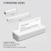 imageInkless Wireless Printer for Home Offices ampamp Travel Supports 8quot ampamp 4quot Thermal Paper Roll Perfect for iOS Android ampamp Laptops Compact Printer for Bussiness Trips No Ink NeededWhite