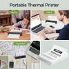imageThermal Paper 85 x 11 200 Sheets Thermal Printer Paper Compatible with HPRTiDPRTPRT Portable Printers MT610 MT888 US Letter Continuous Folding Thermal Paper for Most Portable Thermal Printers