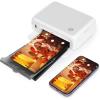 imageHPRT AR Photo Printer Portable Instant Photo Printer 4x6 by Thermal Sublimation 4 Pass 300 DPI Premium Quality Photo White