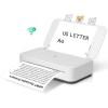 imageHPRT GT1 Thermal Transfer Inkless Printer for Home Use WiFi Connection Supports 11x85 US Letter 300DPI High Resolution Printer GT1White