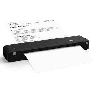 imageHPRT MT800 Thermal Transfer Portable Printer Support 85quot X 11quot US Letter ampamp A4 Paper Bluetooth Wireless Travel Printer Compatible with Android and iOSSuitable for On The Go