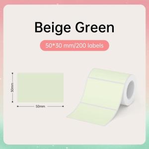 imageHPRT Thermal Label for New 1T20T260LR Label Maker WL 50  30Beigegreen5030