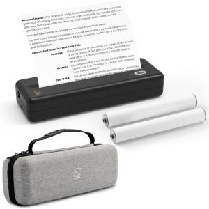 imageHPRT MT810 Portable Printers amp Portable Carry Case amp Printer Paper Roll x2