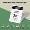 imageHPRT 200 Sheets Thermal Printer Paper 85 x 11 Inch BPA Free Inkless Thermal Paper US Letter Continuous Folding Thermal Paper with MT610 MT620 MT800 Compatible with iDPRTHPRTPRT Portable Printer200 Sheets Continuous
