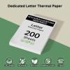 imageHPRT 200 Sheets Thermal Printer Paper 85 x 11 Inch BPA Free Inkless Thermal Paper US Letter Continuous Folding Thermal Paper with MT610 MT620 MT800 Compatible with iDPRTHPRTPRT Portable Printer200 Sheets Foldable