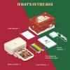 imageHPRT 4x6 Photo Printer with 108 Sheet amp 2 Ribbon Portable Picture Printer for iPhone amp Android Smartphone Instant Photo Printer Bluetooth Small Phone Photo Printer Home Use Ideal Gift WhiteCream