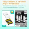 imageHPRT 4x6 Photo Printer with 108 Sheet amp 2 Ribbon Portable Picture Printer for iPhone amp Android Smartphone Instant Photo Printer Bluetooth Small Phone Photo Printer Home Use Ideal Gift WhiteBeige