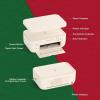 imageHPRT 4x6 Photo Printer with 108 Sheet amp 2 Ribbon Portable Picture Printer for iPhone amp Android Smartphone Instant Photo Printer Bluetooth Small Phone Photo Printer Home Use Ideal Gift WhiteCream