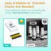 imageHPRT 4x6 Photo Printer with 108 Sheet amp 2 Ribbon Portable Picture Printer for iPhone amp Android Smartphone Instant Photo Printer Bluetooth Small Phone Photo Printer Home Use Ideal Gift WhiteButtercream
