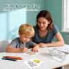 imageHPRT S1 Bluetooth Thermal Label Printer Portable Mini Inkless Sticker Maker with 1 Roll Paper Compatible with iPhone amp Android for Home School Office Travel Kids Free App with TemplatesS1White