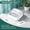 imageHPRT S1 Bluetooth Thermal Label Printer Portable Mini Inkless Sticker Maker with 1 Roll Paper Compatible with iPhone amp Android for Home School Office Travel Kids Free App with TemplatesS1White