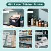 imageHPRT S1 Bluetooth Thermal Label Printer Portable Mini Inkless Sticker Maker with 1 Roll Paper Compatible with iPhone amp Android for Home School Office Travel Kids Free App with TemplatesS1White