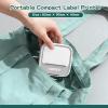 imageHPRT S1 Bluetooth Thermal Label Printer Portable Mini Inkless Sticker Maker with 1 Roll Paper Compatible with iPhone amp Android for Home School Office Travel Kids Free App with TemplatesS1White