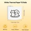 imageHPRT Thermal Printer Paper Rolls for Mini Sticker Label Printer S1S2M02T02 57x29mm35mRoll for Kids Organization Office School amp Home 3 Rolls15