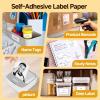 imageHPRT Thermal Printer Paper Rolls for Mini Sticker Label Printer S1S2M02T02 57x29mm35mRoll for Kids Organization Office School amp Home 3 Rolls15