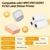 imageHPRT Thermal Printer Paper Rolls for Mini Sticker Label Printer S1S2M02T02 57x29mm35mRoll for Kids Organization Office School amp Home 3 Rolls3