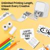 imageHPRT Thermal Printer Paper Rolls for Mini Sticker Label Printer S1S2M02T02 57x29mm35mRoll for Kids Organization Office School amp Home 3 Rolls3