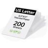 imageHPRT Thermal Printer Paper 85 x 11 Inch US LetterAdvanced Printing Paper Compatible with HPRTiDPRTPRT Portable Printer MT620MT610MT800200 SheetsContinuous Folding