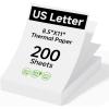 imageHPRT Thermal Printer Paper 85 x 11 Inch US LetterAdvanced Printing Paper Compatible with HPRTiDPRTPRT Portable Printer MT620MT610MT800200 Sheetssingle