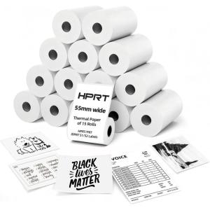 imageHPRT Thermal Printer Paper Rolls for Mini Sticker Label Printer S1S2M02T02 57x29mm35mRoll for Kids Organization Office School amp Home 3 Rolls15