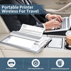 image:imageHPRT Inkless Portable Printer Wireless for TravelThermal Printer Supports 85 x 11 US LetterampA4ampA5Compatible with iOSAndroid Laptop MT620 Pro300 DPIBlackWhite