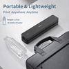 image:imageHPRT Inkless Portable Printer Wireless for TravelThermal Printer Supports 85 x 11 US LetterampA4ampA5Compatible with iOSAndroid Laptop MT620 Pro300 DPIBlackBlack