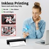 image:imageHPRT Inkless Portable Printer Wireless for TravelThermal Printer Supports 85 x 11 US LetterampA4ampA5Compatible with iOSAndroid Laptop MT620 Pro300 DPIBlackBlack