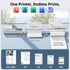 image:imageHPRT Inkless Portable Printer Wireless for TravelThermal Printer Supports 85 x 11 US LetterampA4ampA5Compatible with iOSAndroid Laptop MT620 Pro300 DPIBlackWhite