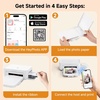 image:imageHPRT 4x6 Photo Printer Full Color Instant Photo Printer for PhoneLaptopMacBookHome Use WiFi Connection Thermal ThermalSublimatio AR Video Printing 108 Sheets Photo Paper amp 2 RibbonsWhite108sheets