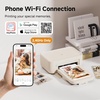image:imageHPRT 4x6 Photo Printer Full Color Instant Photo Printer for PhoneLaptopMacBookHome Use WiFi Connection Thermal ThermalSublimatio AR Video Printing 108 Sheets Photo Paper amp 2 RibbonsBeige108sheets2ribbons