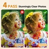 image:imageHPRT 4x6 Photo Printer Full Color Instant Photo Printer for PhoneLaptopMacBookHome Use WiFi Connection Thermal ThermalSublimatio AR Video Printing 108 Sheets Photo Paper amp 2 RibbonsWhite108sheets