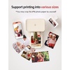 image:imageHPRT Photo Printer 4x620 Sheetsamp1ribbonWiFi Wireless Instant Picture Printer for iPhone Android Smartphone Thermal DyeSublimation AR Video PrintingPortable Photo Printers for Home UseChristmas Printer20sheets