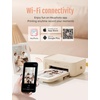 image:imageHPRT Photo Printer 4x620 Sheetsamp1ribbonWiFi Wireless Instant Picture Printer for iPhone Android Smartphone Thermal DyeSublimation AR Video PrintingPortable Photo Printers for Home UseBeige Printer20sheets