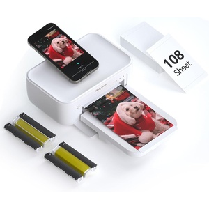 image:imageHPRT Photo Printer 4x620 Sheetsamp1ribbonWiFi Wireless Instant Picture Printer for iPhone Android Smartphone Thermal DyeSublimation AR Video PrintingPortable Photo Printers for Home UseWhite Printer108sheets