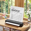 image:imageHPRT Portable Printer Wireless for Travel Inkless Thermal Printer for iOSAndoridLaptop 300DPI Supports Thermal Paper amp LabelsSupports 85x 11US Letter amp A4 A5 for OfficeHomeSchoolVehiclesBlack300dpi