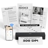 image:imageHPRT Portable Printer Wireless for Travel Inkless Thermal Printer for iOSAndoridLaptop 300DPI Supports Thermal Paper amp LabelsSupports 85x 11US Letter amp A4 A5 for OfficeHomeSchoolVehicles300dpi