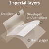 image:imageHPRT Portable Travel Printers MT810 Portable Carry Case POOOLITECH A4 Thermal Printer Paper Rollx2