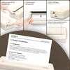 image:imageHPRT Portable Travel Printers MT810 Portable Carry Case POOOLITECH A4 Thermal Printer Paper Rollx2